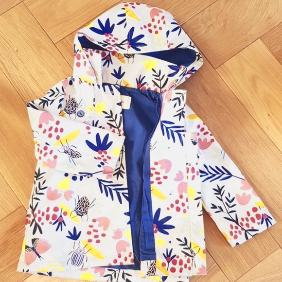 Catimini floral rain coat - Picture 1 of 2
